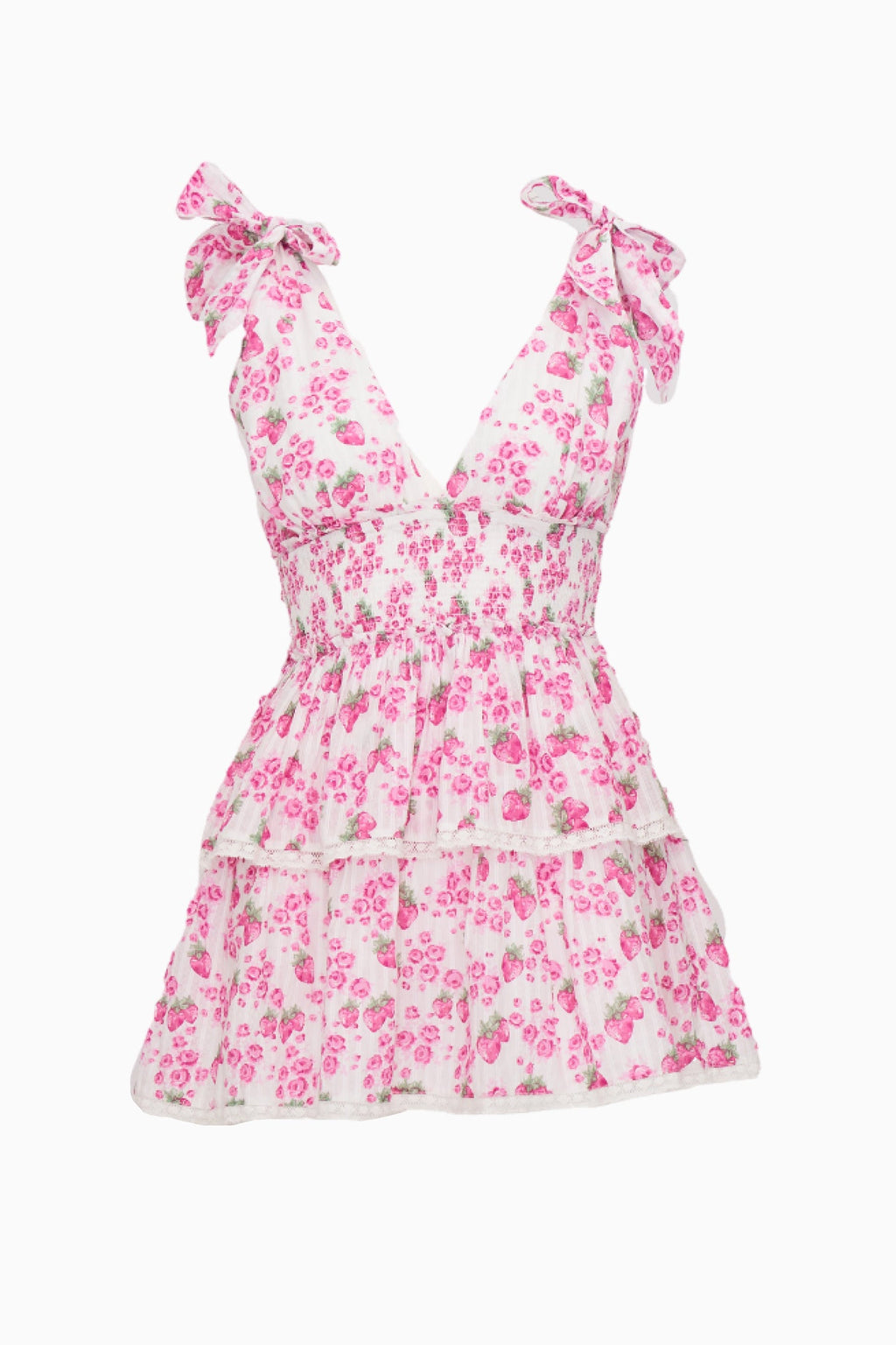 Soira Summer Heirloom Print Mini Dress