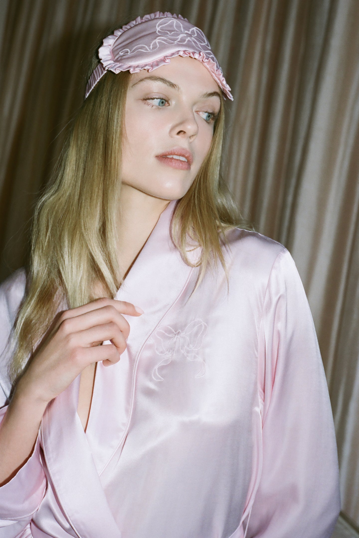 Silk-Blend Robe